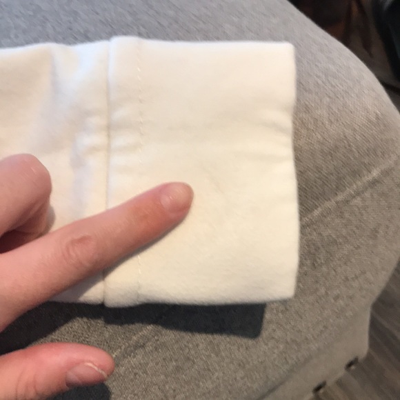 JACOB Cream Button Up Pea Coat Medium - Picture 9 of 9